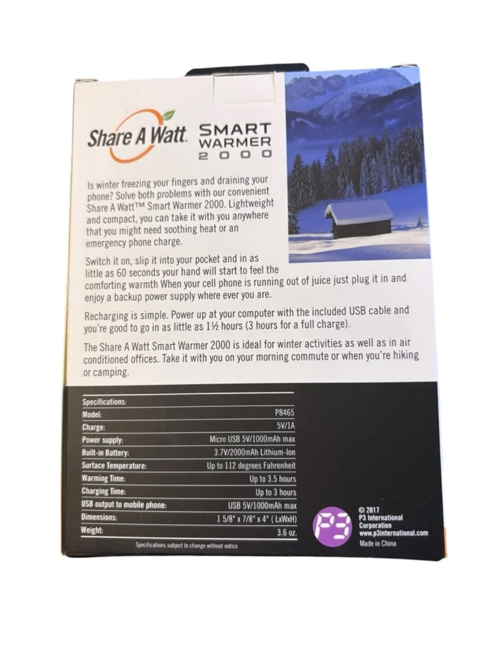 Share A Watt Smart Warmer 2000